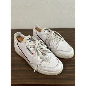 Adidas Continental 80 Shoes Originals Sneakers G27706 Mens 8 White Navy Scarlet